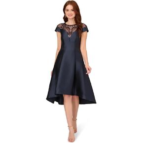Adrianna Papell Women's Mikado Short Dress