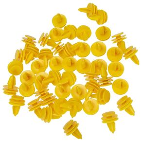 100-PACK Door Panel Fastener Push Type Retainer Clip Nylon Door Trim Panel Retainer Clips Fasteners for Grand Cherokee Commander, Fit for Chrysler Pacifica Replace#6507055-AA 6507686-AA
