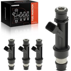 A-Premium Set of 4 Fuel Injectors Compatible with Saturn SL 2001-2002, SL1 2001-2002, SC1 2001-2002, 1.9L, Replace# 21015436