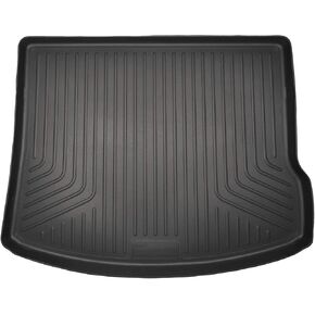Husky Liners Weatherbeater Floor Mats | Fits 2014-2018 Mazda 3 Hatchback/Sedan | Front & 2nd Row, 3-pc Black - 98651