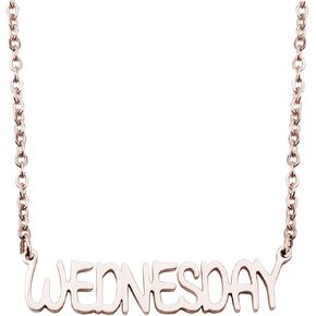 Octjewty Wednesday Necklace TS 1989 Reputation Singer Signature Necklace Music Lover Gifts