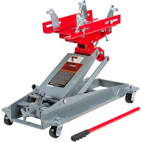 Pro Lift Low Profile Transmission Jack - Heavy Duty Roll Under Floor Jack High Lift from 9 to 24 inches with 1100 Lbs (1/2 Ton) Capacity for Car Light Truck