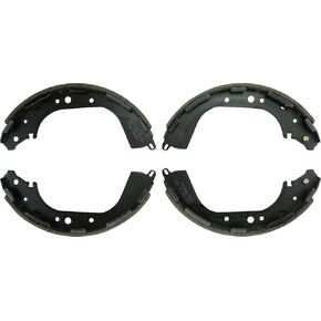 BOSCH BS631 Blue Drum Brake Shoe Set - Compatible With Select Infiniti QX4; Nissan D21, Frontier, Pathfinder, Pickup, Xterra; REAR