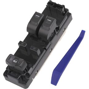 Master Window Switch Power Control Button Compatible with Chevy Colorado GMC Canyon 2004-2012, Isuzu i-280 i-350 2006, i-290 i-370 2007-2008 Replacement OEM 25779766, Front Left Driver Side