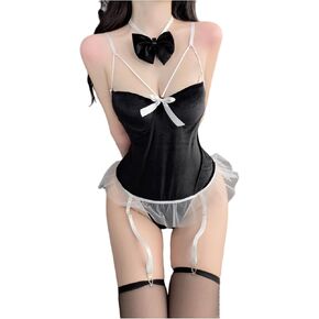 French Bunny Girl Underwear Women's Sexy Set Cat Girl Role Playing Uniform Temptation Naughty Set