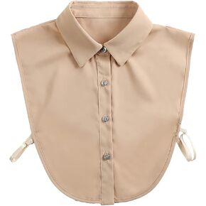 ERKIES Fake Collar Detachable Dickey Collar Blouse Half Shirts Collar Lapel Shirt Collar Faux Collar False Collar for Women