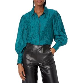 GUESS Women's Long Sleeve Raven Button Up Shirt