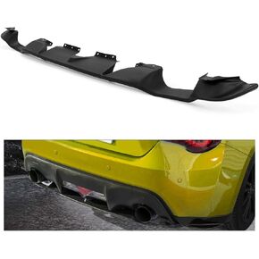 HECASA Rear Bumper Diffuser Compatible with 2012-2020 Subaru BRZ Replacement for E5610CA000 Bumper Lip Spoiler Body Kit Carbon Fiber Color