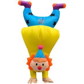 Halloween Inflatable Clown Costume Inflatable Blow-up Costume Adult Costume for Adult/Halloween/Easter Party