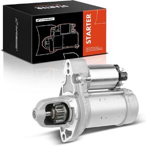 A-Premium Starter Motor Compatible with Jaguar F-Type 2014-2016 3.0L 5.0L, XF 2013-2015 3.0L 5.0L, XJ 2013-2018 3.0L 5.0L, XJR 2014-2017 5.0L, 12V 1.7KW, 11Teeth CW, Replace# DX23-11001-BC