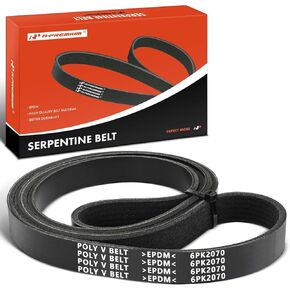 A-Premium Engine Serpentine Drive Belt Compatible with Jeep, Dodge, Ford, Chevrolet, Nissan, Chrysler, Subaru, Toyota, Suzuki, Cadillac, Mercury, Olds, Plymouth, Pontiac, Scion & Volkswagen Cars