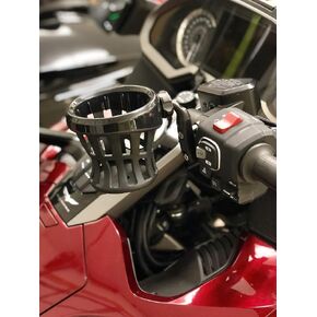CIRO Goldstrike Drink Holder (Black) with Black Perch Mount for Gold Wing (58619)