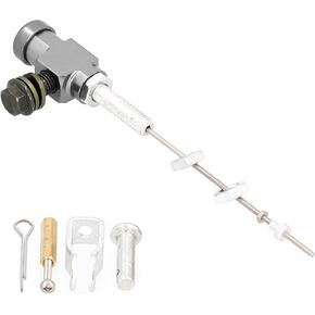 Hydraulic Clutch Master Cylinder Rod Brake Pump Clutch Lever M10x1.25mm Aluminium Alloy for Motorcycle ATV Dirt Bike(Silver)