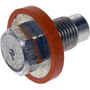 Dorman 090-058CD Oil Drain Plug Pilot Point Molded Gasket 1/2-20, Head Size 5/8 In. Compatible with Select Models