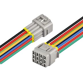 12 Pin Connector Waterproof Electrical Connector Plug Automotive Wire Pigtail Cable for Car Vehicle Motorcycle, Trucks, Boats, Trailers, Electric Vehicle, Household Yard Lighting Systems(12 Pin)