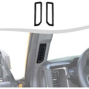for Bronco A-Pillar Air Vent Trim Side Outlet Vent Cover Compatible with Ford Bronco 2021-2024+ (Pink)