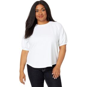 Women's Raglan Puff Short Sleeve Sweatshirt