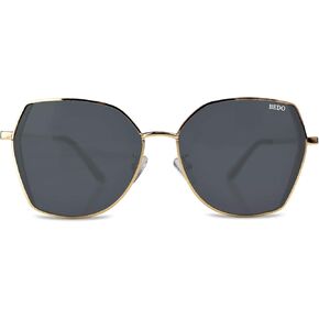 BEDO Fashion Polarized Sunglasses For Women Framing Square Eyewear Gold Metal Frame Retro Shade Glasses