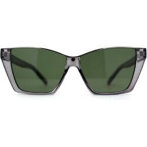 Unique Metal Top Brow Angular Cat Eye Sunglasses