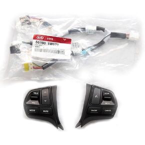 Kia Motors OEM Genuine Steering Wheel Control Switch 1p, Auto Cruise 1p, Extension Wire Cable 1p Set for 2012~2014 Kia Rio : All New Pride (Non-Heating Wire Type) in Saudi Arabia
