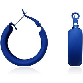 Retro Fashion Exaggerated Geometric Large Round Pink Hoop Earrings Candy Color Earrings for Woman Party Jewelry in Kuwait