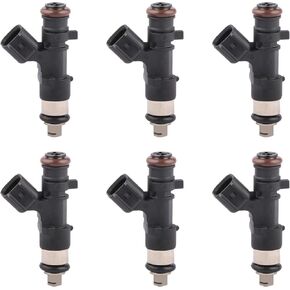 6Pcs Fuel Injectors FJ612 0280158028 Compatible for Chrysler 300 Sebring Compatible for Dodge Stratus Nitro Journey Charger Magnum