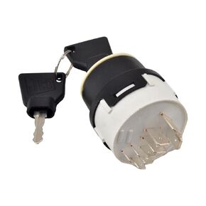 701/80184 Ignition Switch Compatible with JCB Backhoe 3CX 4CX 3 Pisition 9 Terminal with 2 Keys