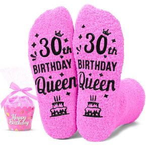 هدايا عيد ميلاد HAPPYPOP 30 عامًا - جوارب لعمر 30 عامًا، أفضل الهدايا للإناث بعمر 30 عامًا، أفكار هدايا لعمر 30 عامًا