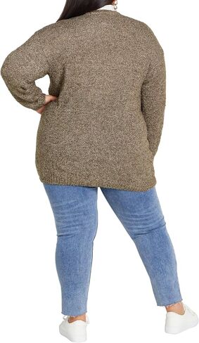 AVENUE Women's Plus Size Cardi Amber Boucle in Saudi Arabia