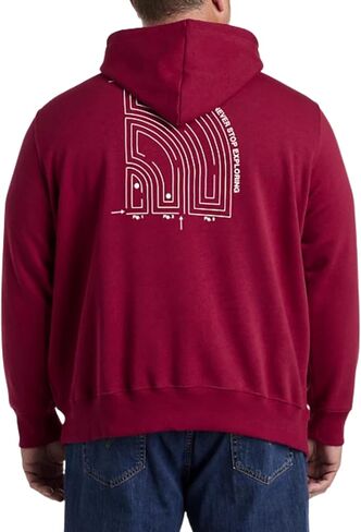 سترة بقلنسوة للرجال من THE NORTH FACE، مقاس X-Large، أسود TNF/بنفسجي بصري، مقاس X-Large in Kuwait