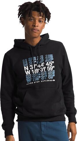 سترة بقلنسوة للرجال من THE NORTH FACE، مقاس X-Large، أسود TNF/بنفسجي بصري، مقاس X-Large in Kuwait