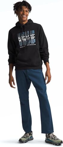 سترة بقلنسوة للرجال من THE NORTH FACE، مقاس X-Large، أسود TNF/بنفسجي بصري، مقاس X-Large in Kuwait