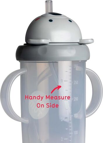 TUM TUM Tippy Up Free Flow Sippy Cup Large (No Valve), Glow In The Dark, 300ml, Pete Polar Bear in Kuwait