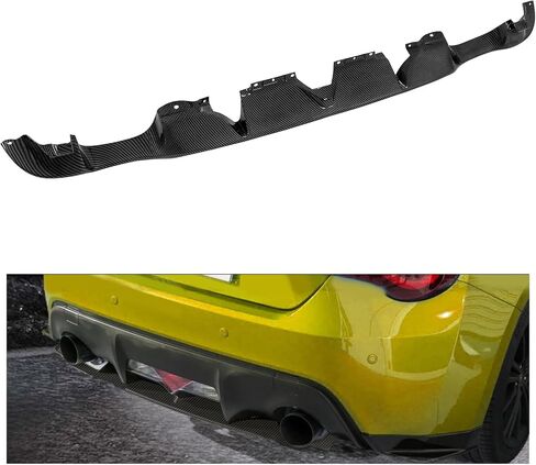 ناشر المصد الخلفي من HECASA متوافق مع 2012-2020 Subaru BRZ بديل لـ E5610CA000 طقم هيكل سبويلر الشفاه من ألياف الكربون اللون in Saudi Arabia