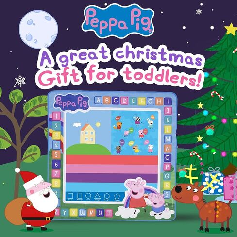 Kids Toys Water Doodle Mat - Peppa Pig Reusable Painting Writing Color Doodle Mat Drawing Board, Toddler Educational Toys for Age 3 and Up Year Old Girls & Boys (100cm x 100cm) in Saudi Arabia