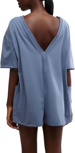 Free People Women's Hot Shot Tee Romper Coddy in Kuwait