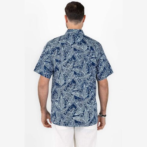 Mens 100% Hand Dyed Batik Cotton Hawaiian Shirt Casual Short Sleeve Button Down Shirts Seminyak Bali in Saudi Arabia