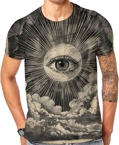 Cndiyike Soccer T Shirts for Men,3D Printed Graphic Short Sleeve Tees in Saudi Arabia