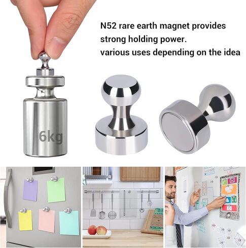 20 Sets Magnetic Pushpins,Magnetacks Magnet Thumbtack, Poster and Photo Hangers for Walls Bulletin Boards in Saudi Arabia