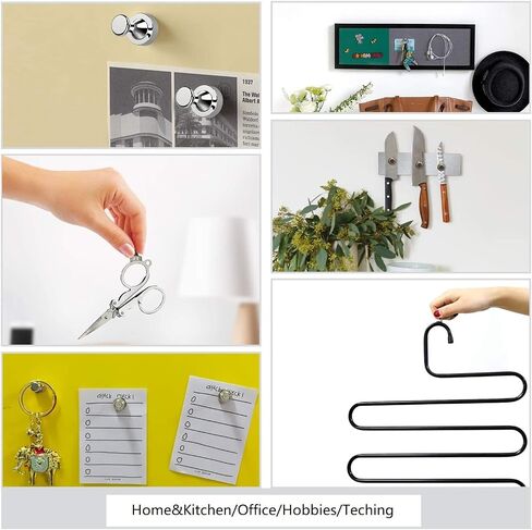 20 Sets Magnetic Pushpins,Magnetacks Magnet Thumbtack, Poster and Photo Hangers for Walls Bulletin Boards in Saudi Arabia