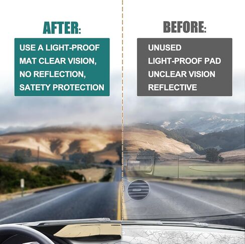 X AUTOHAUX Car Dashboard Cover Non-Slip Faux Leather Dash Board Protector Cover Mat for Hyundai Sonata 2011-2014 Brown in Saudi Arabia