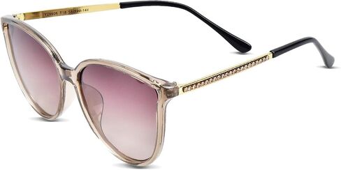 BEDO Fashion Polarized Sunglasses For Women Framing Square Eyewear Gold Metal Frame Retro Shade Glasses in Saudi Arabia