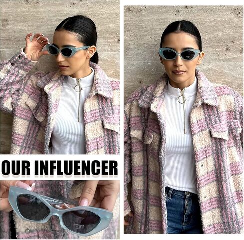 DUCO Trendy Sunglasses for Women Men Retro Vintage Polarized Shades Acetate Frame Y2K Designer Style Sun Glasses DC1250 in Kuwait