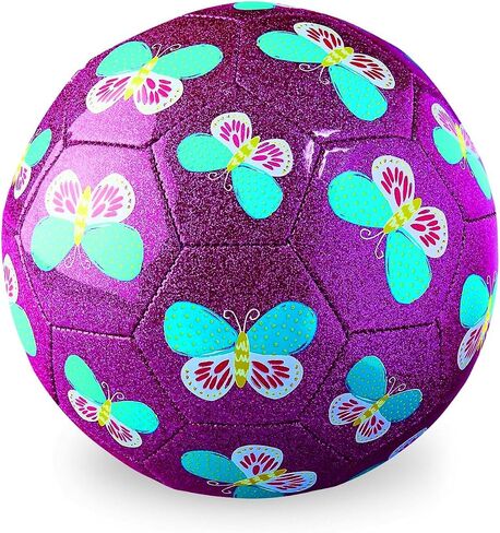 Crocodile Creek Kids Soccer Ball, Size 2 for Children 4 Years and up, Ships Inflated, for Indoor/Outdoor Active Play and Beginner Sports, 5.5 inches, Glitter Unicorn Galaxy in Kuwait