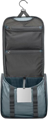 Haimont Ultralight Toiletry Bags for Travel, Men Women Lightweight Hanging Toiletry Organizer, Traveling Cosmetic Toiletries Kit with Shatterproof Mirror for Gym, Water-Resistant, Grey in Saudi Arabia