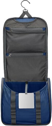 Haimont Ultralight Toiletry Bags for Travel, Men Women Lightweight Hanging Toiletry Organizer, Traveling Cosmetic Toiletries Kit with Shatterproof Mirror for Gym, Water-Resistant, Grey in Saudi Arabia