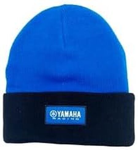 YAMAHA Beanie Racing Hat Monster Energy, Classic Logo, Throwback Logo One Size Fits Most - Blue/Black in Saudi Arabia