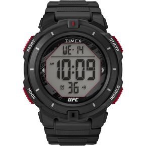 Timex Men's UFC Rumble 50mm Watch - Black Strap Digital Dial Black Case
