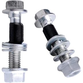 4PC K6302 Front Upper Camber Cam Bolt Kit for GMC Safari 1990-2005 AWD, for GMC C1500 C2500 Yukon, Alignment Camber Caster for Chevy Astro 1990-2005 AWD, for Chevrolet C1500 C2500 K1500 Tahoe
