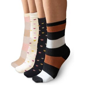 Light Weight Athletic Soft Cushioned Classic Crew Socks for Women